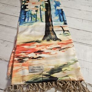 Heirloom Anna Pashmina Scarf Wrap NWT Tree